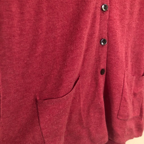 Banana Republic Silk Blend Long Pink Cardigan - Picture 4 of 7